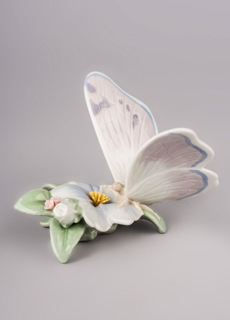 Lladro Figura Mariposa De Abril