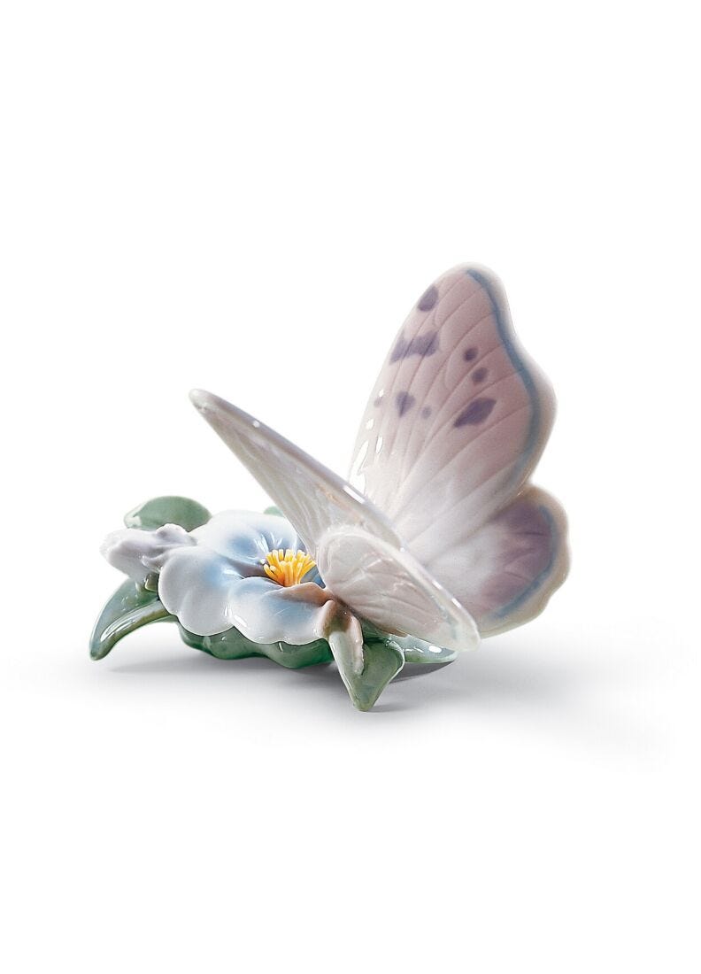 lladro Figura Mariposa de abril