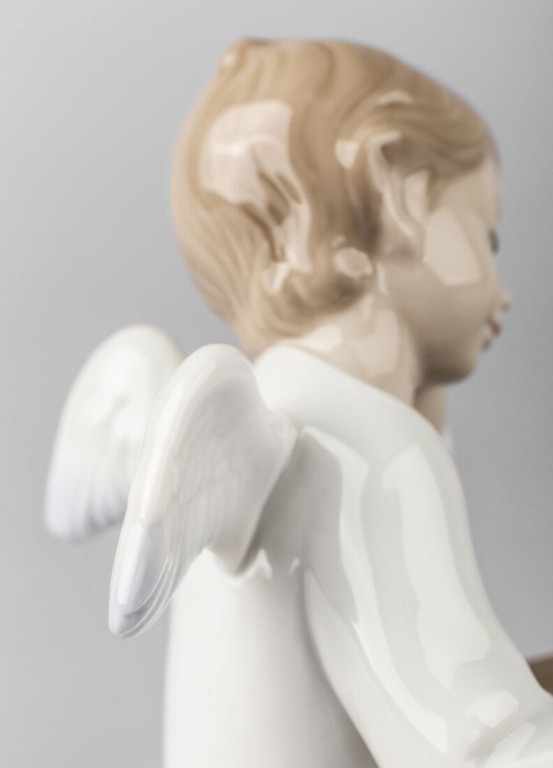 Lladro Figura Mi ángel De La Guarda. Rosa