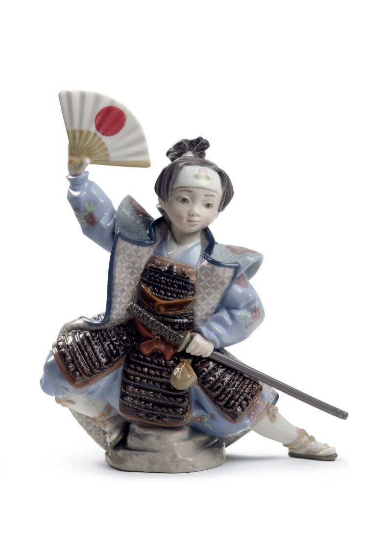 Lladro Figura Momotaro. Serie Limitada