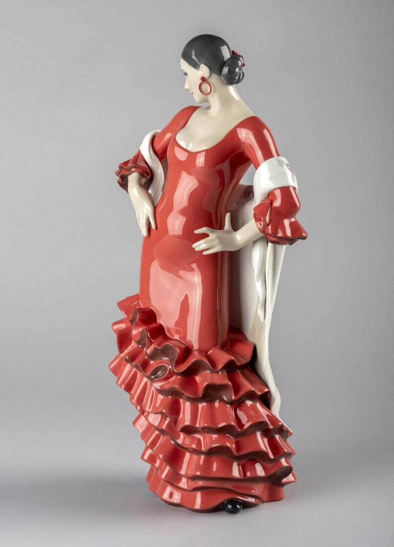 Lladro Figura Mujer Alma Flamenca