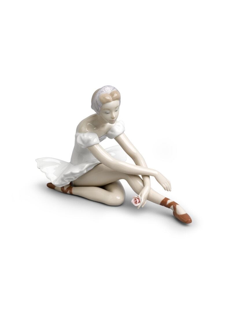 lladro Figura mujer Ballet de la rosa