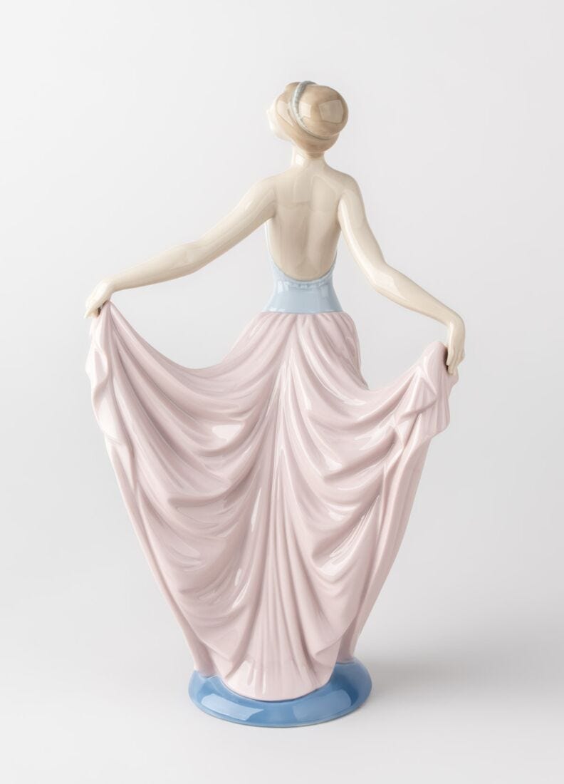 Lladro Figura Mujer De Ensayo