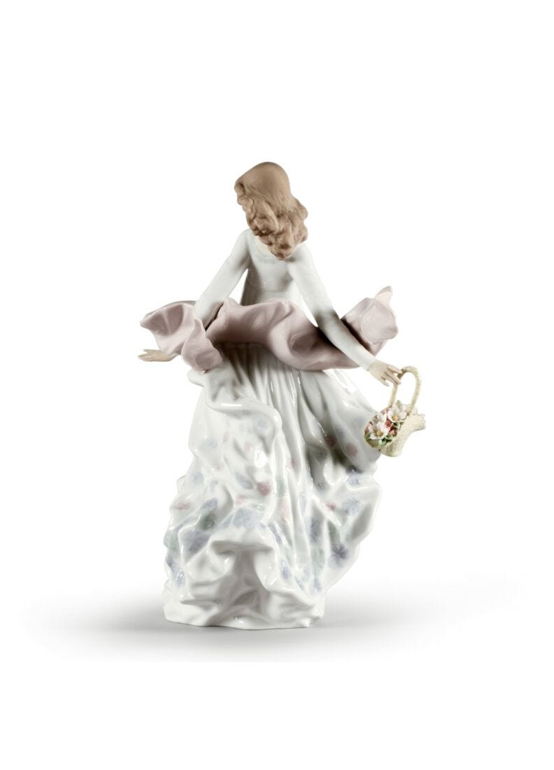 Lladro Figura Mujer Esplendor Primaveral