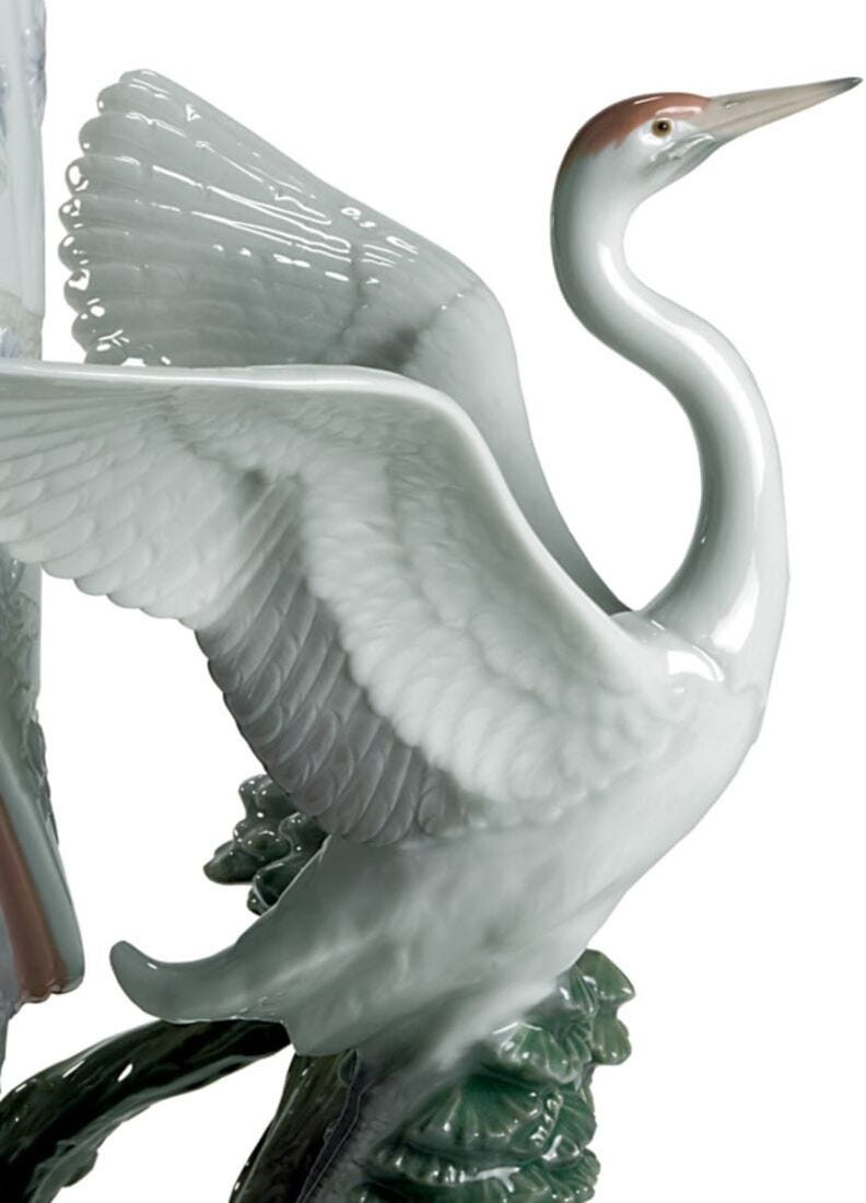 Lladro Figura Mujer Estampa Japonesa