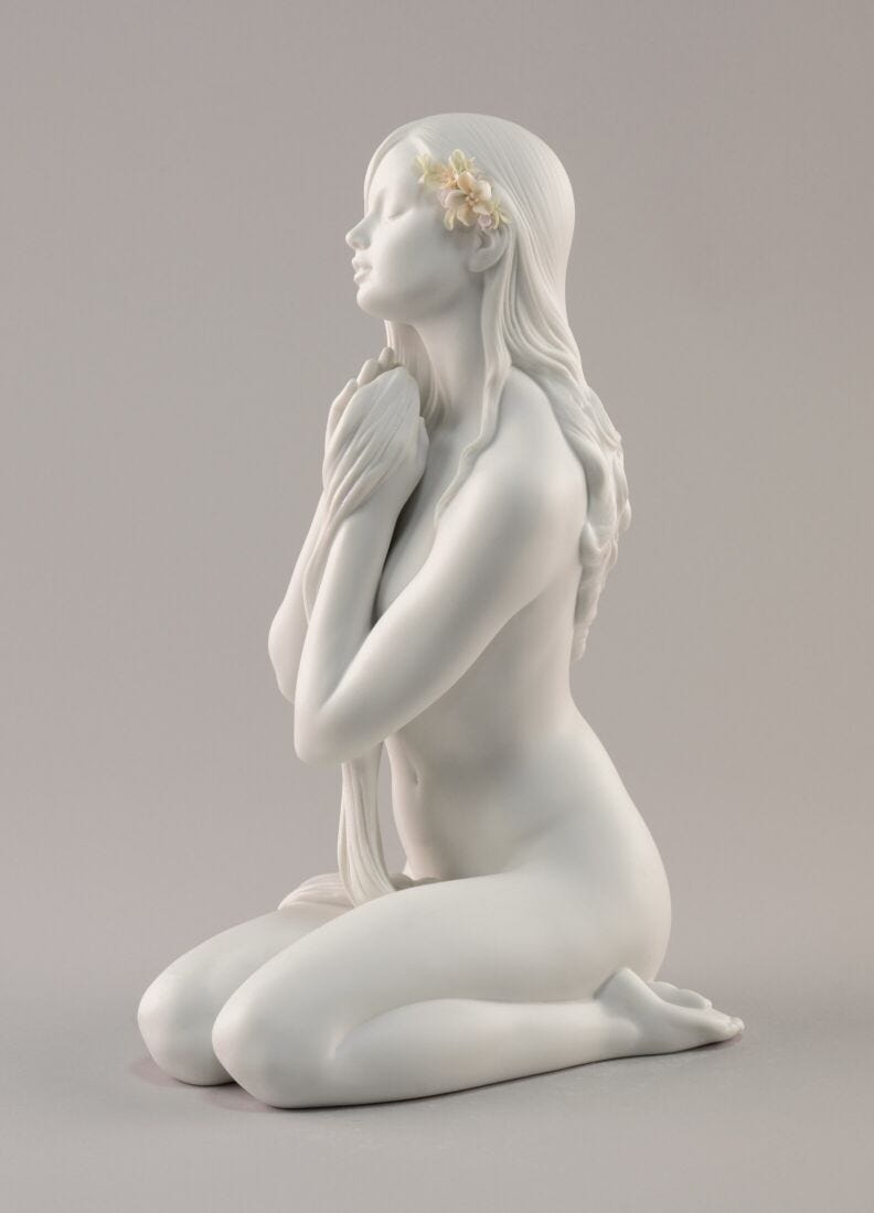 Lladro Figura Mujer Paz Interior