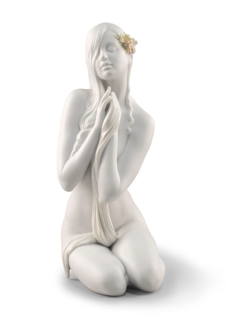 lladro Figura mujer Paz interior