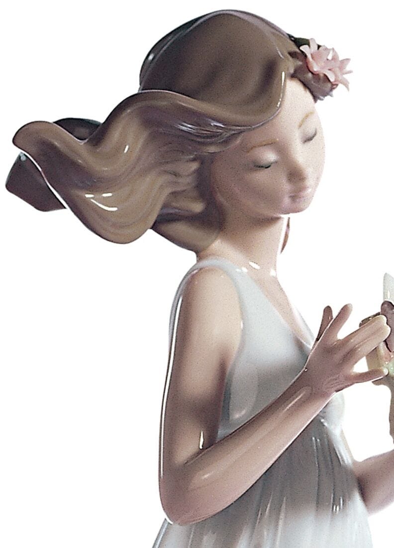 Lladro Figura Mujer Tesoros Del Aire