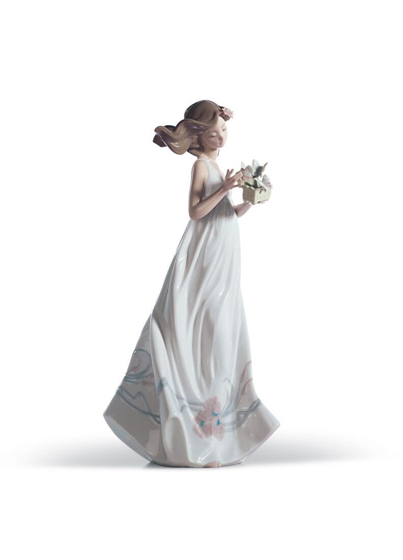 lladro Figura mujer Tesoros del aire