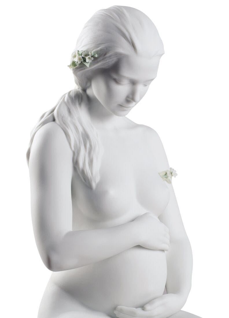 Lladro Figura Mujer Una Nueva Vida