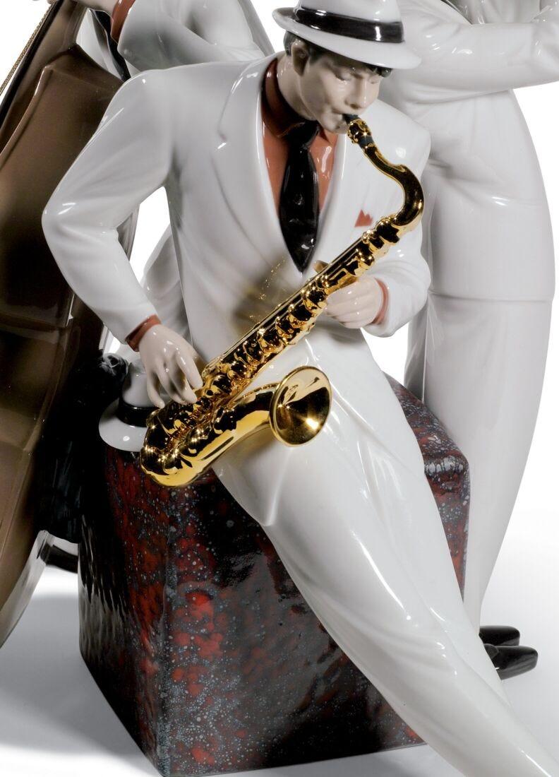 Lladro Figura Músicos Trío De Jazz. Serie Limitada