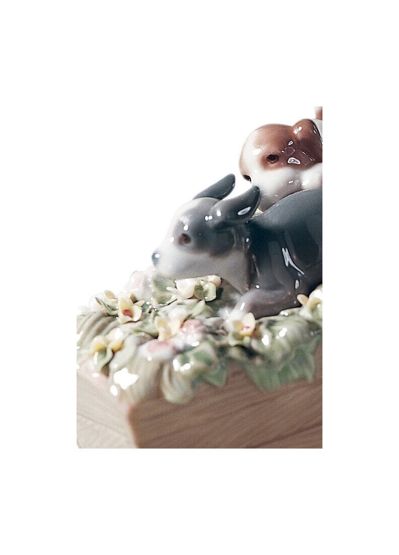 Lladro Figura Niña A La Carrera