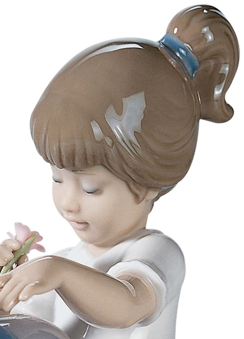 Lladro Figura Niña Con Perro Te Pongo Guapo
