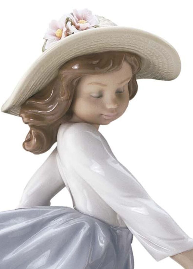 Lladro Figura Niña Con Perros La Gran Familia