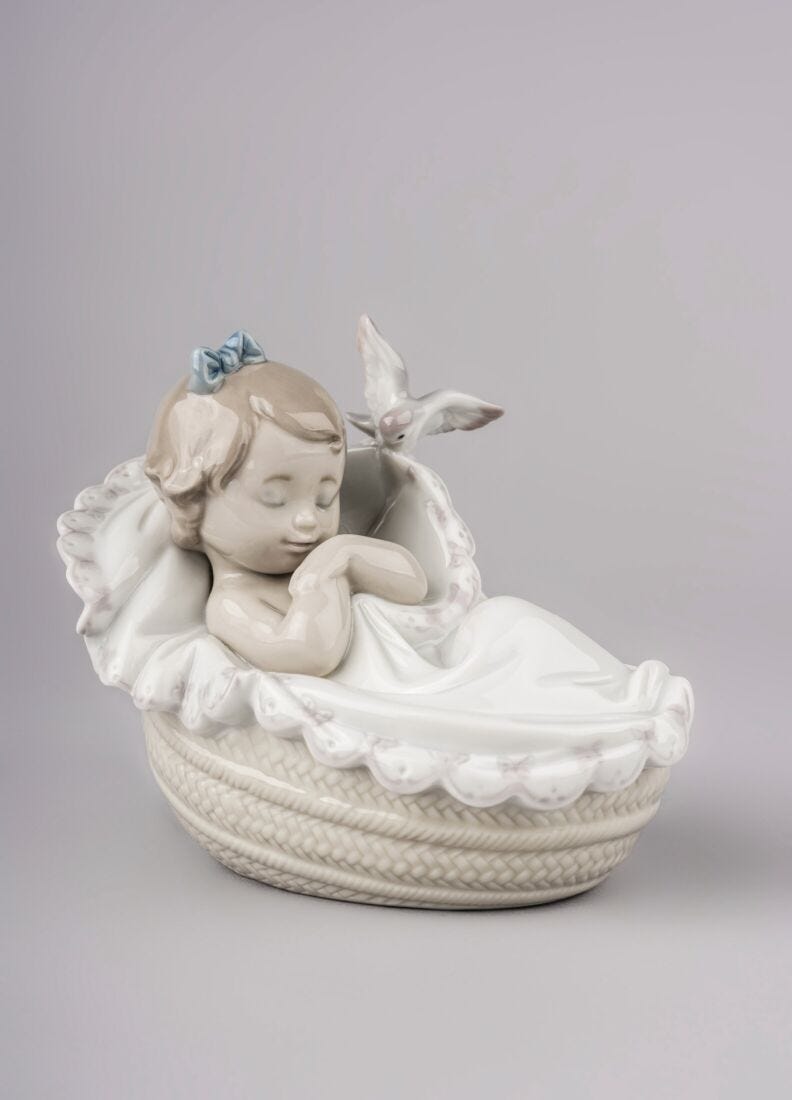 Lladro Figura Niña Dulces Sueños