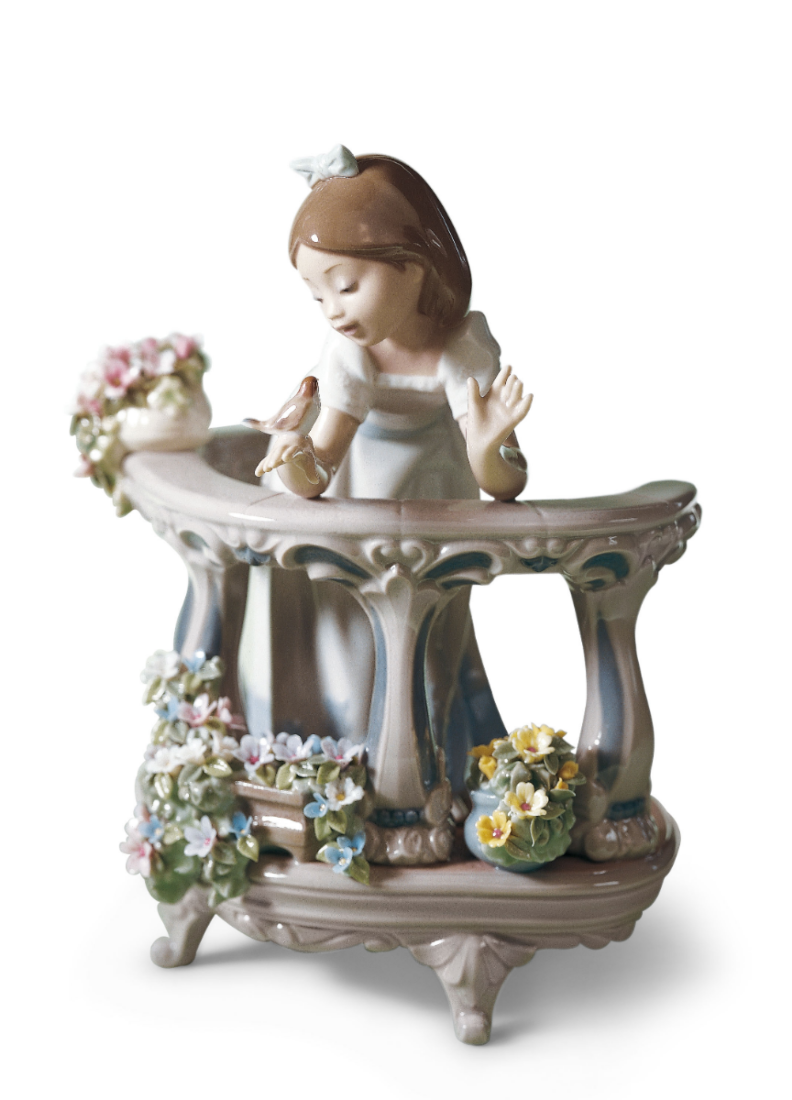 lladro Figura niña El despertar de la primavera