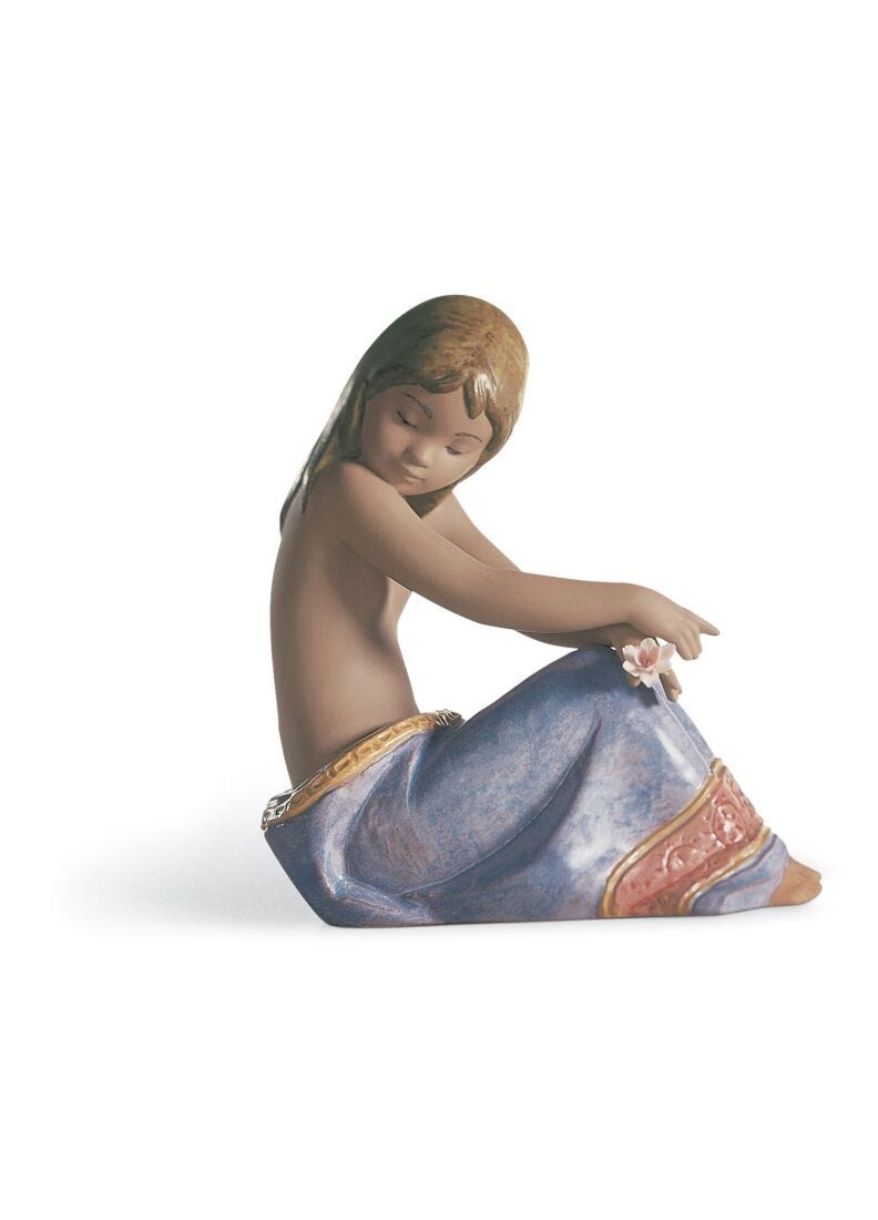 Lladro Figura Niña Mares Del Sur