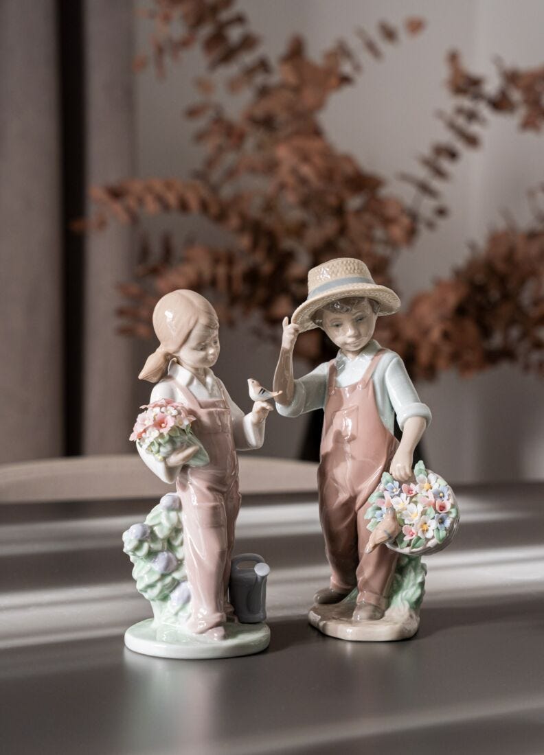 Lladro Figura Niña Primavera Infantil