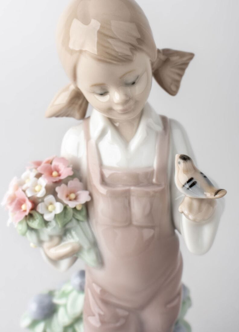 Lladro Figura Niña Primavera Infantil