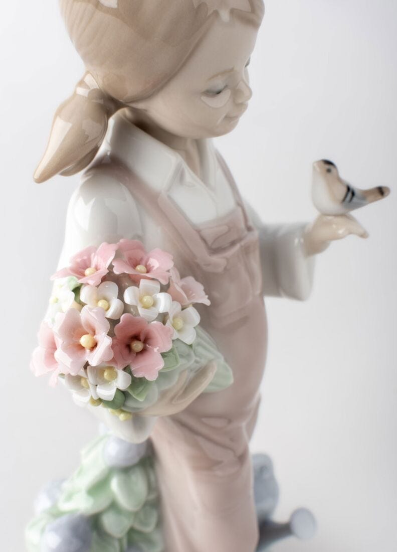 Lladro Figura Niña Primavera Infantil