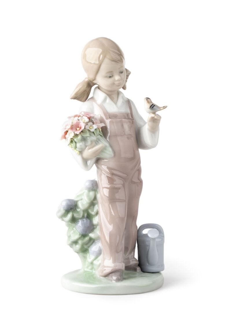 lladro Figura niña Primavera infantil