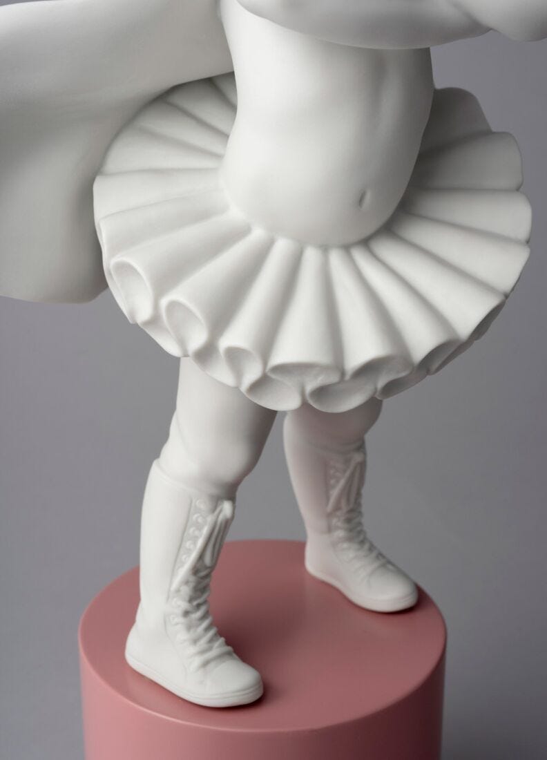 Lladro Figura Niña Soy Una Superheroína