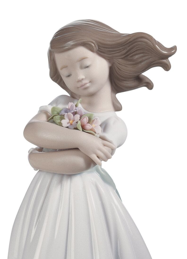 Lladro Figura Niña Tierna Inocencia