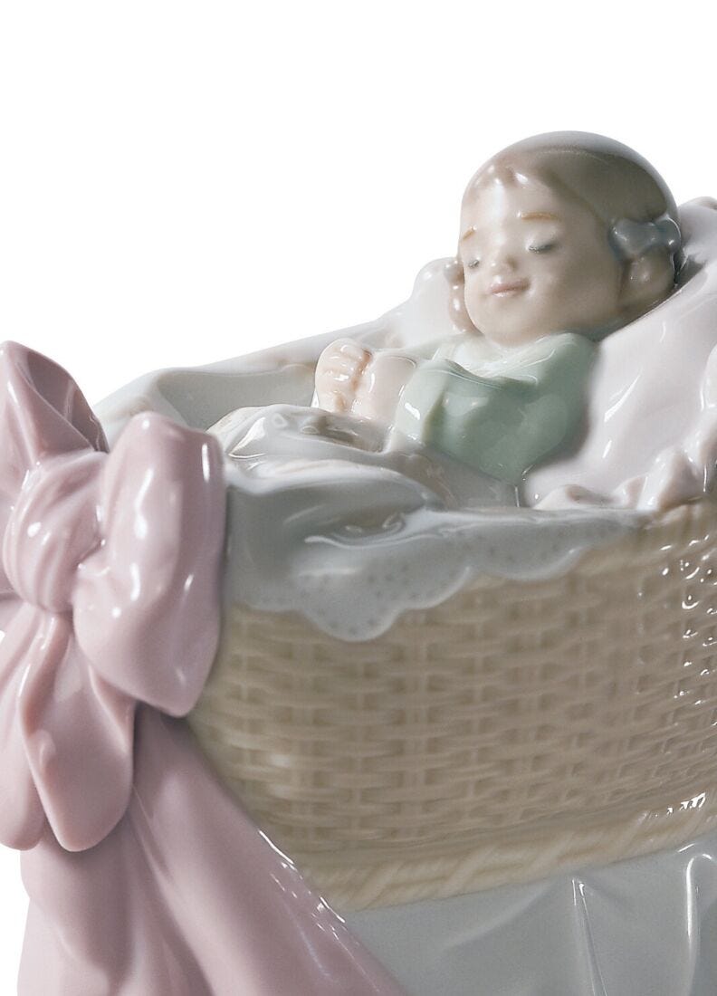 Lladro Figura Niña Un Regalo Del Cielo