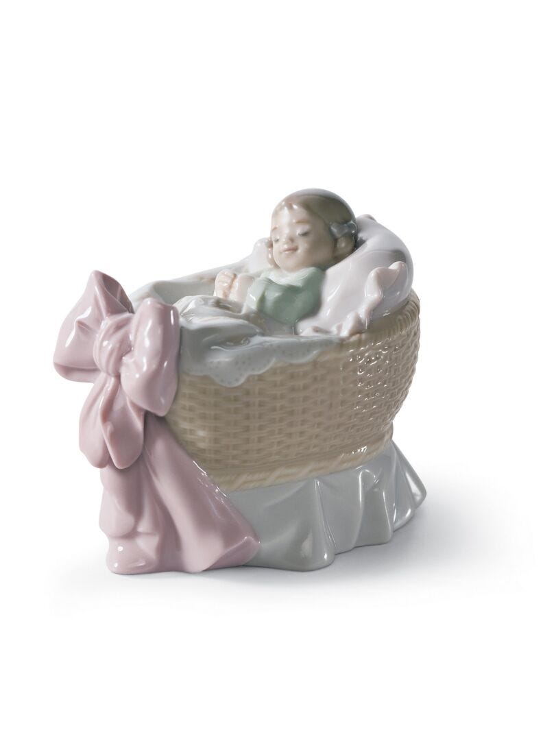lladro Figura niña Un regalo del cielo