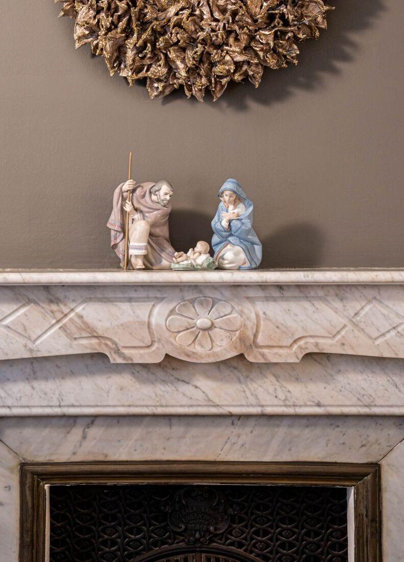 Lladro Figura Niño Jesús En Belén-II