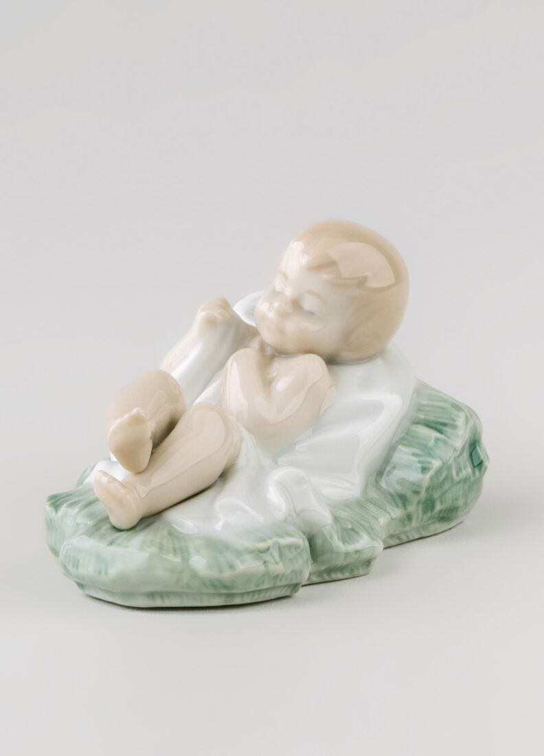 Lladro Figura Niño Jesús En Belén-II