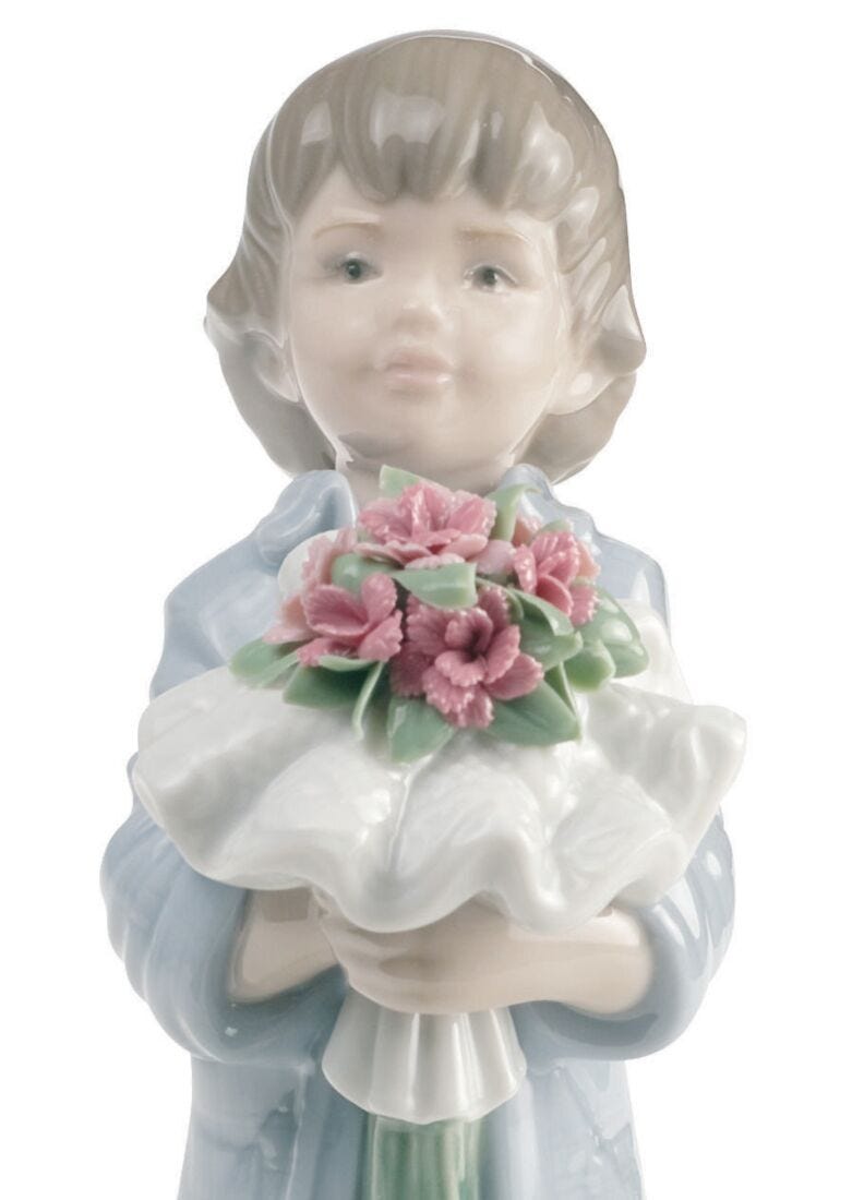 Lladro Figura Niño Te Mereces Lo Mejor