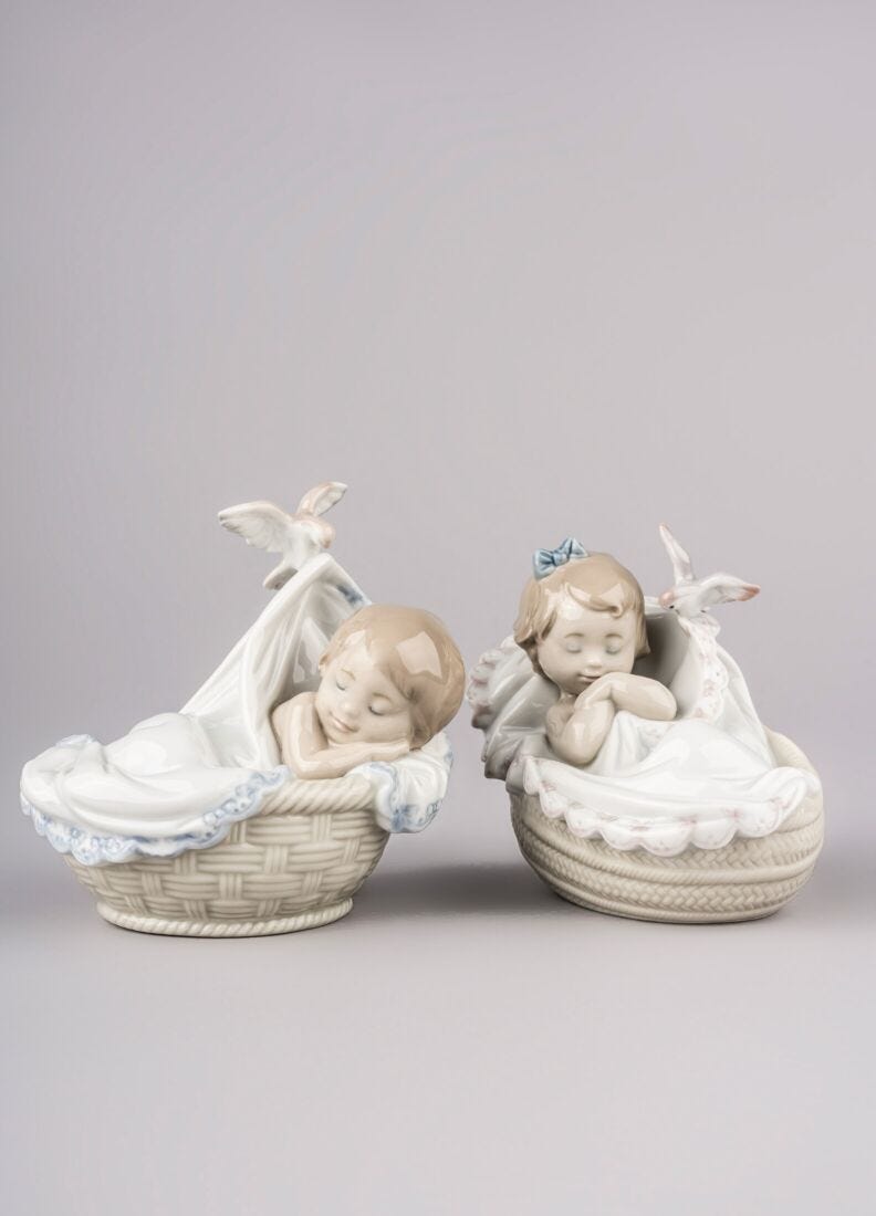 Lladro Figura Niño Tiernos Sueños