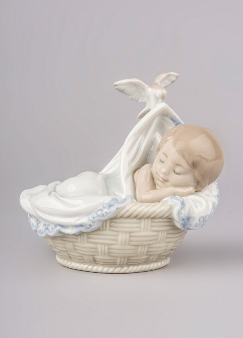 Lladro Figura Niño Tiernos Sueños