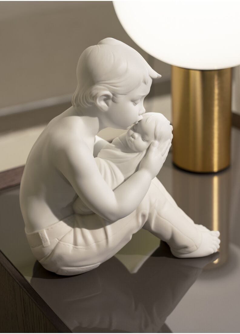 Lladro Figura Niños Bienvenido A Casa