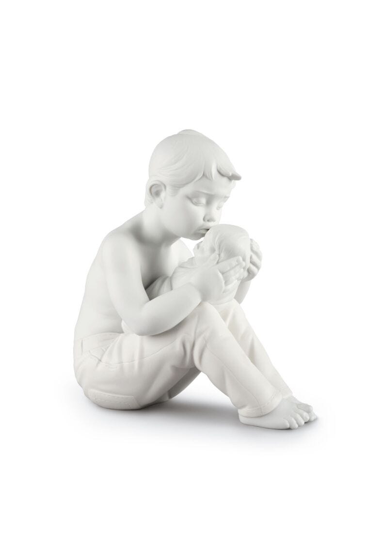 lladro Figura niños Bienvenido a casa