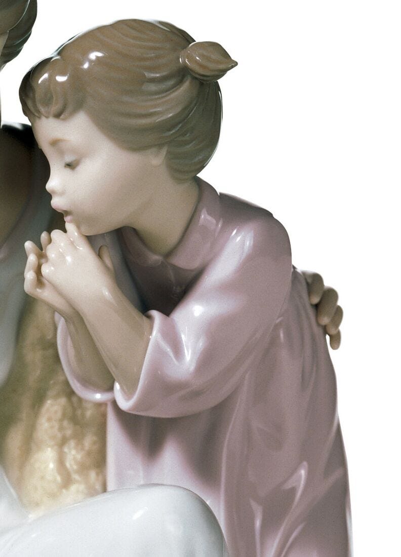 lladro Figura niños Bienvenido a la familia