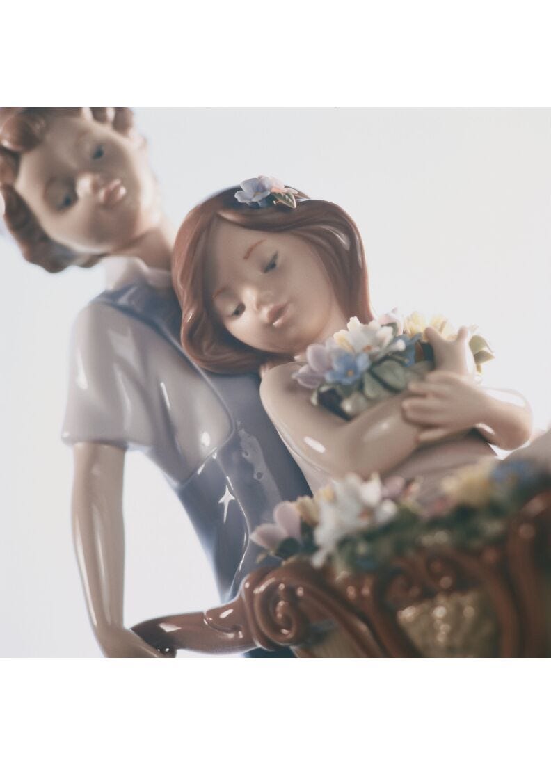 Lladro Figura Niños ¡Tú Eres La Más Bonita