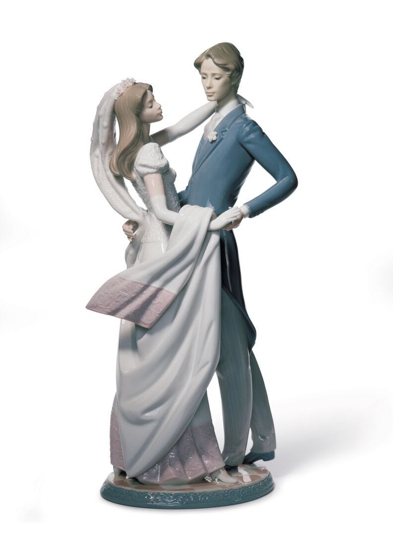 lladro Figura novios Baile de boda