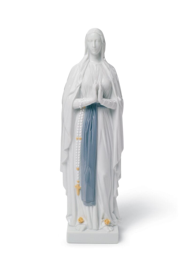 lladro Figura Nuestra Señora de Lourdes