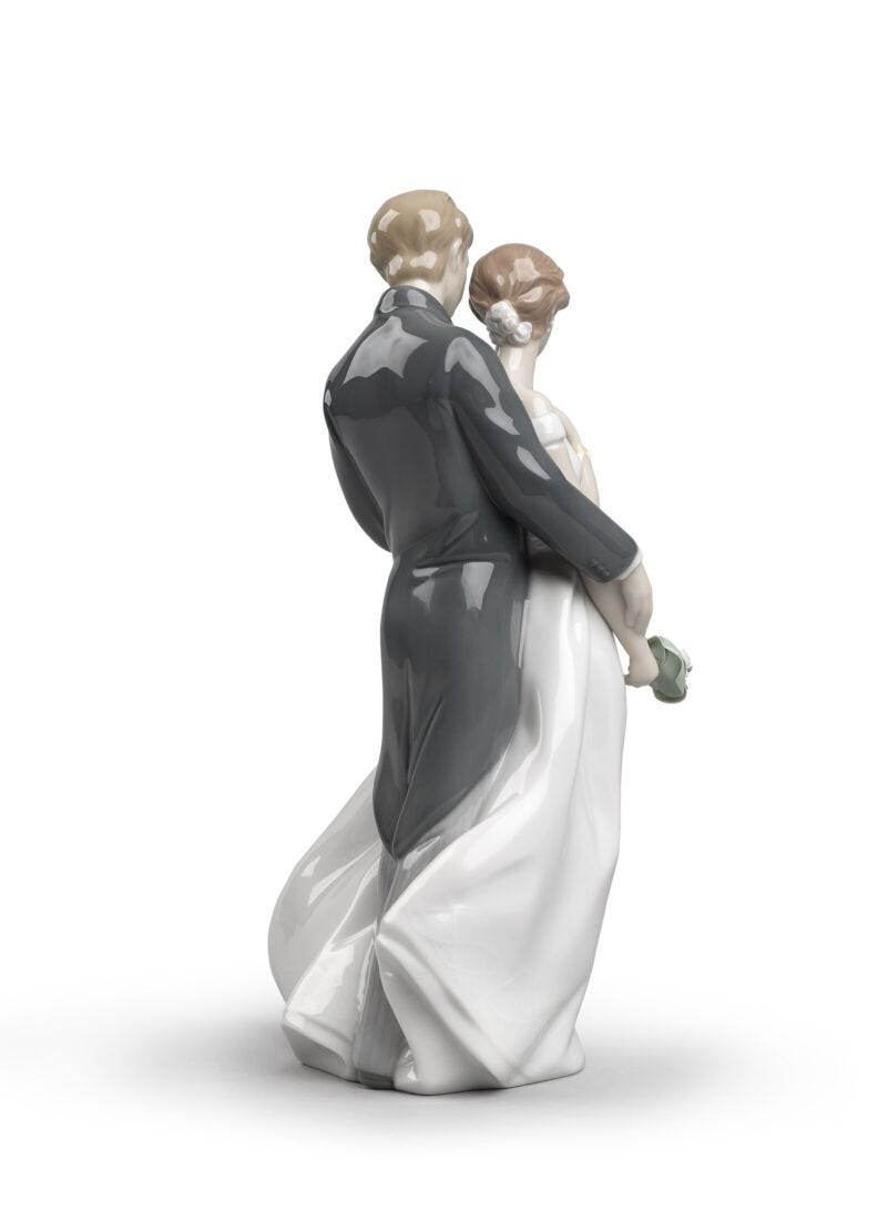 Lladro Figura Pareja De Novios Amor Eterno