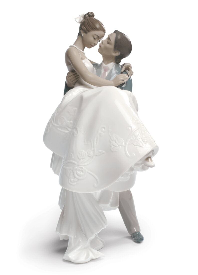 Lladro Figura Pareja De Novios El Día Más Feliz