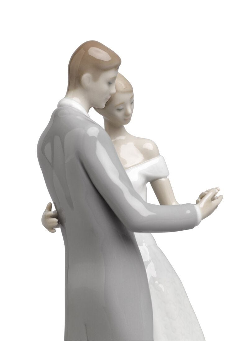 Lladro Figura Pareja De Novios Unidos Para Siempre