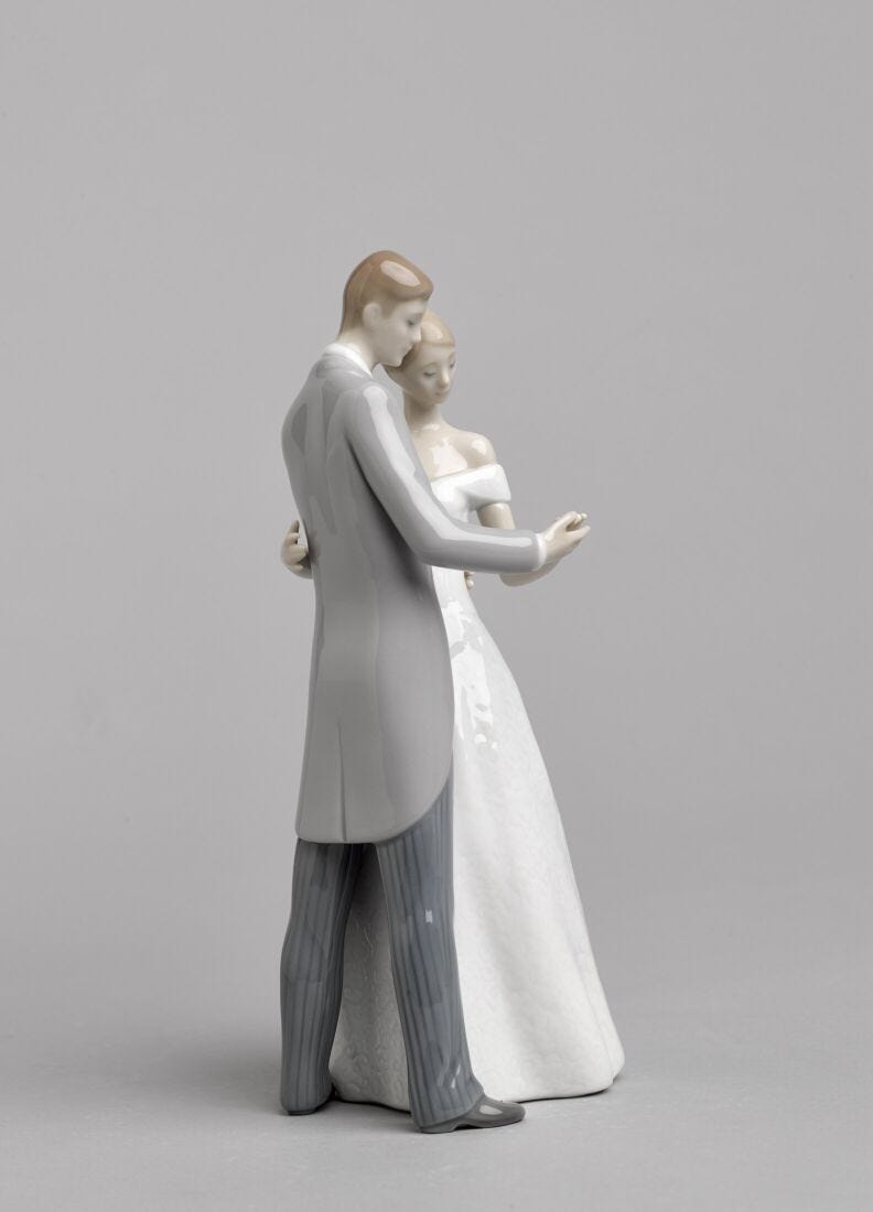 Lladro Figura Pareja De Novios Unidos Para Siempre