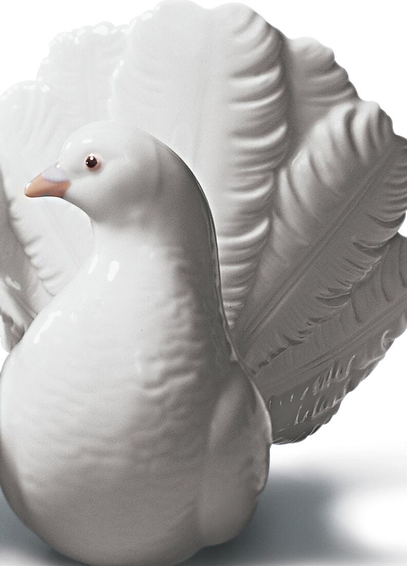 Lladro Figura Pareja De Palomas