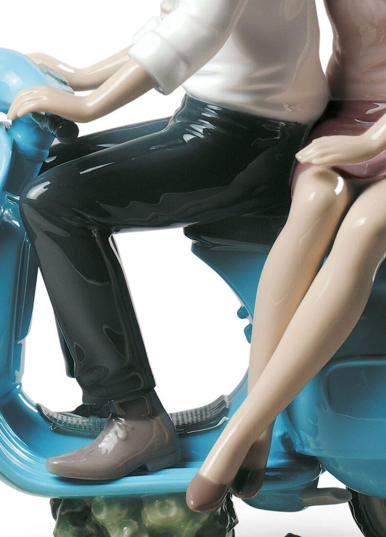 Lladro Figura Pareja De Paseo Contigo