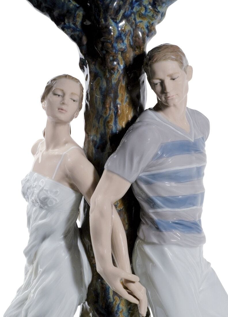 lladro Figura pareja El árbol de los enamorados
