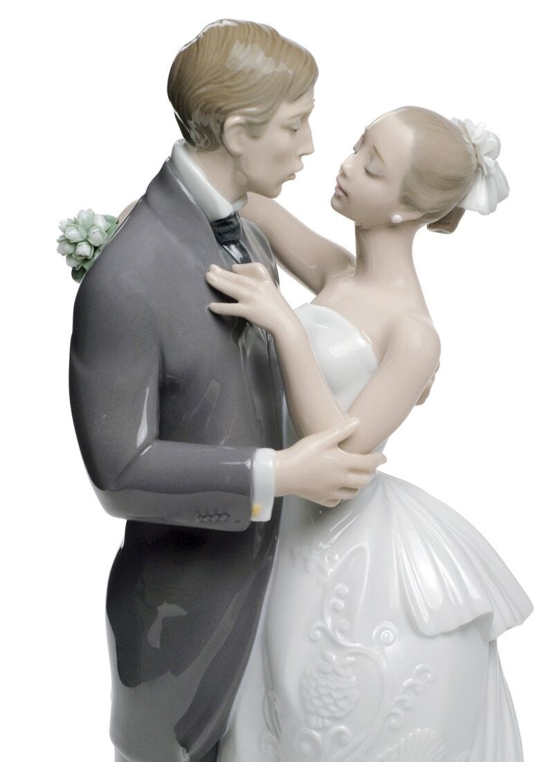 Lladro Figura Pareja El Vals De Los Novios