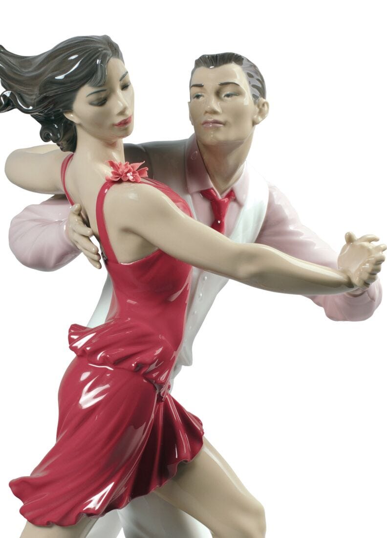 lladro Figura pareja Salsa. Serie limitada
