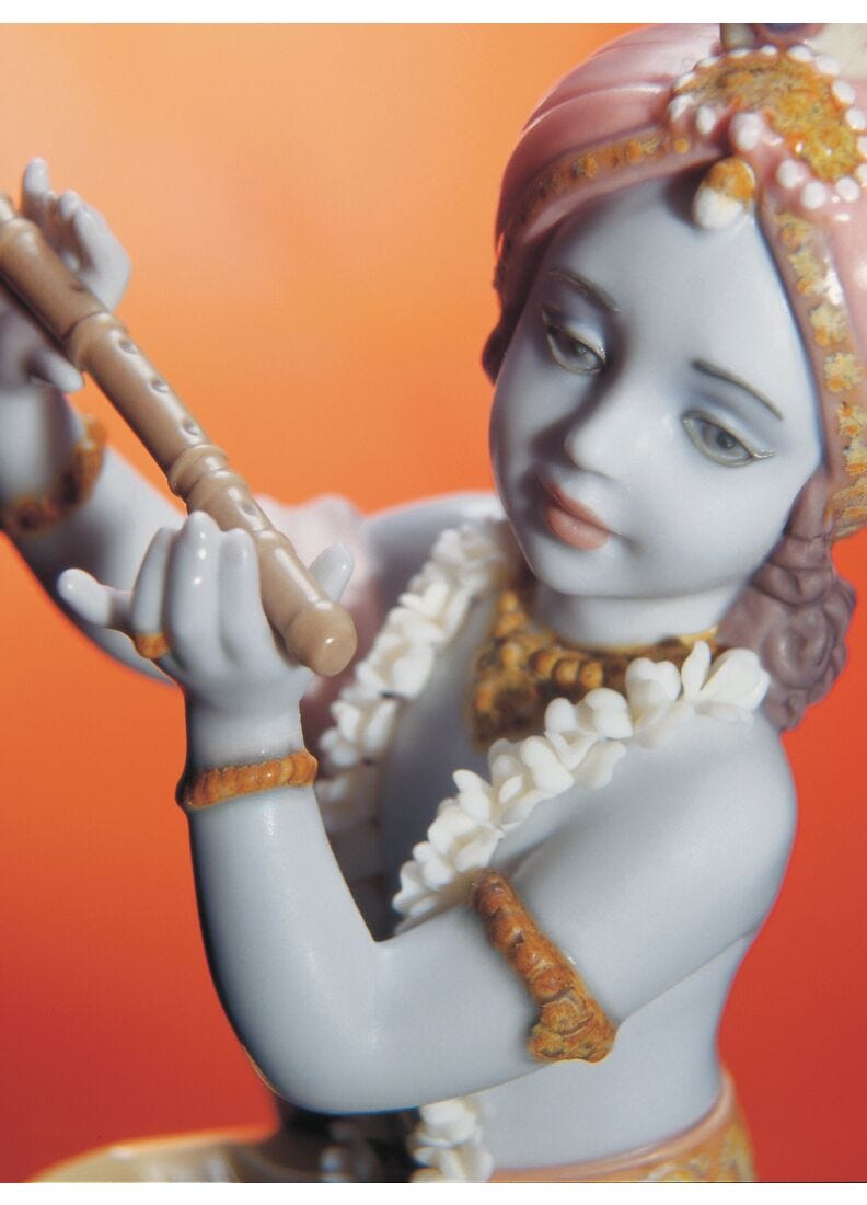 Lladro Figura Pequeño Lord Krishna